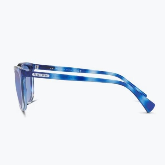 NEW Ralph Lauren Blue Tortoise Shell Cat Eye Sunglasses RA5259